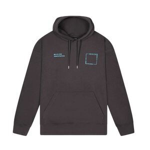 Nicce Mens Davido Long-Sleeved Hoodie / Coal